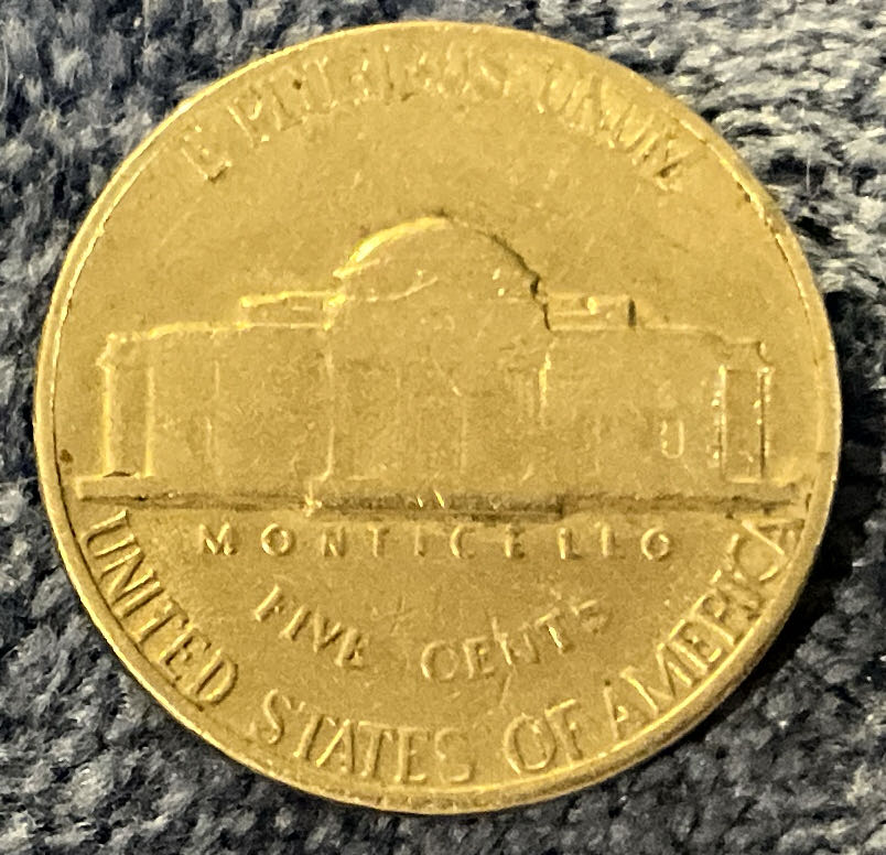 Nickel Jefferson 1965 2  coin collectible - Main Image 2