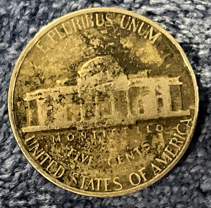 Nickel Jefferson D 1969 1  coin collectible - Main Image 2