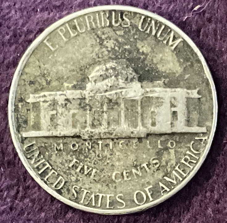 Nickel Jefferson D 1969 1  coin collectible - Main Image 4