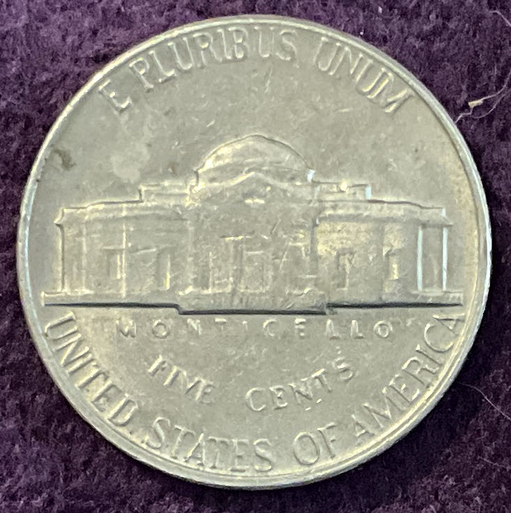 Nickel Jefferson D 1969 2  coin collectible - Main Image 4