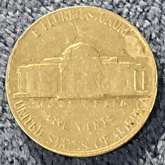 Nickel Jefferson D 1969 3  coin collectible - Main Image 2