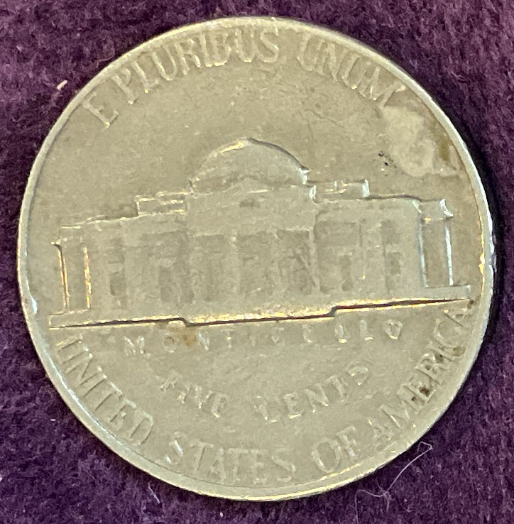 Nickel Jefferson D 1969 3  coin collectible - Main Image 4