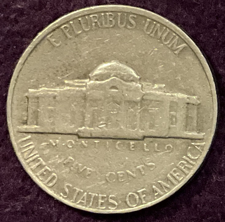 Nickel Jefferson S 1970 2  coin collectible - Main Image 4