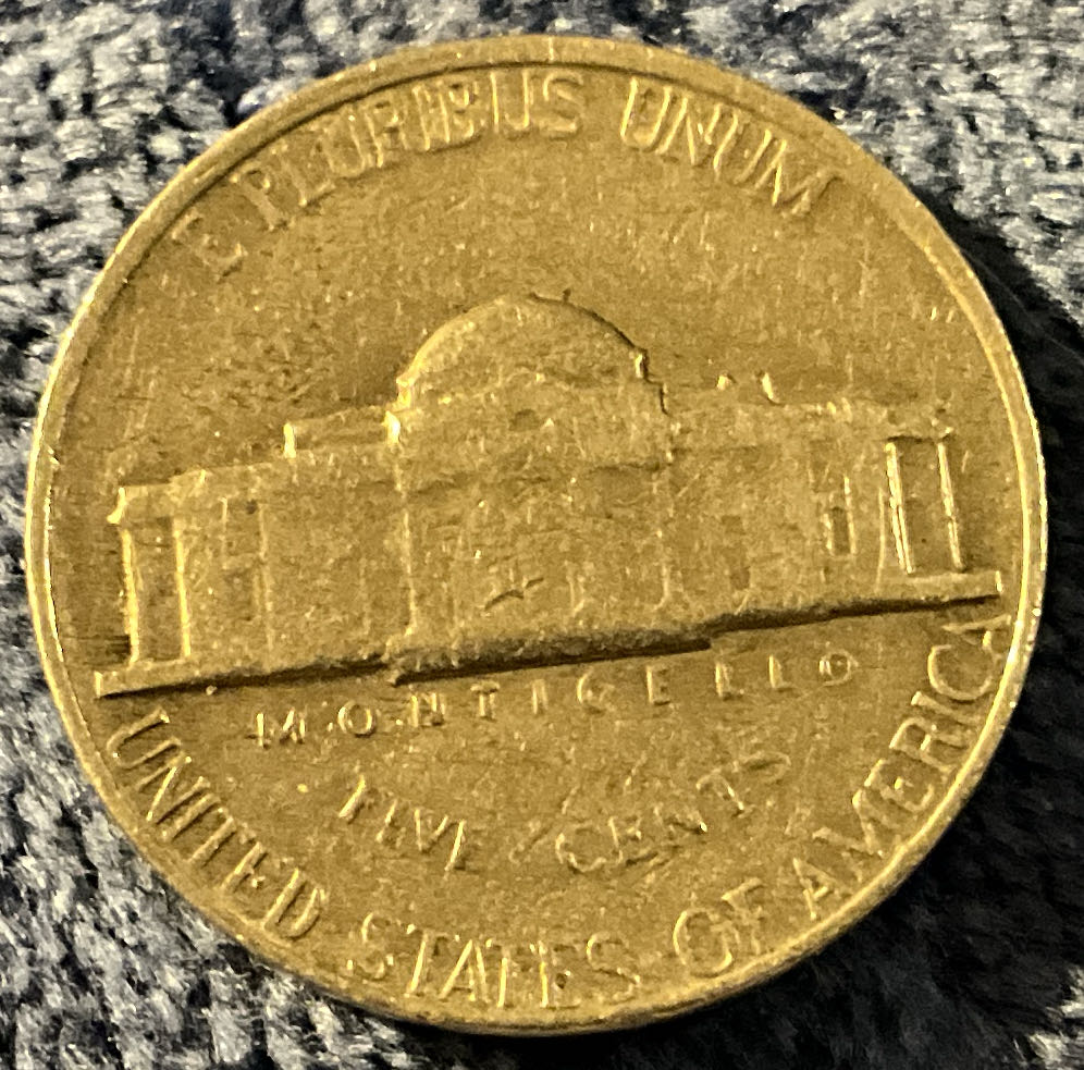 Nickel Jefferson S 1970 4  coin collectible - Main Image 2