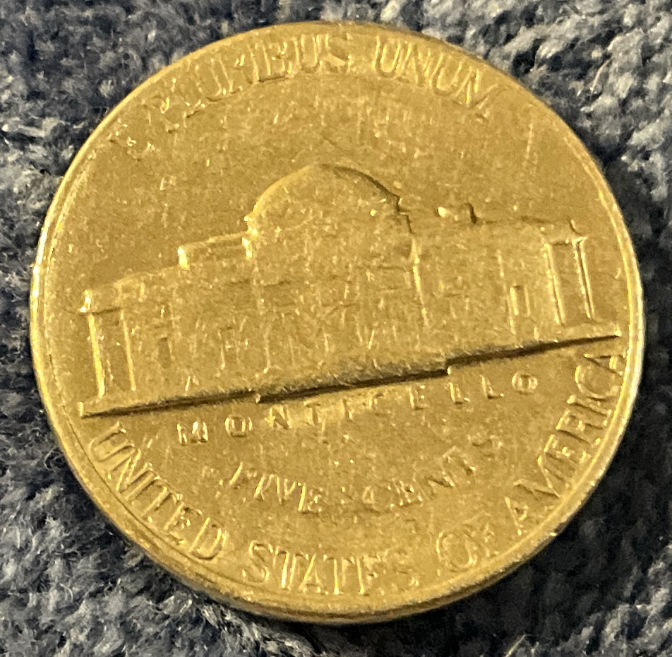 Nickel Jefferson S 1970 1  coin collectible - Main Image 2