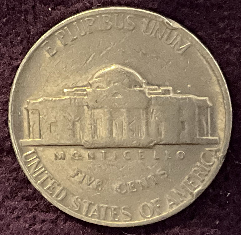 Nickel Jefferson S 1970 5  coin collectible - Main Image 4