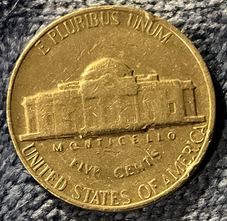 Nickel Jefferson D 1970 1  coin collectible - Main Image 2