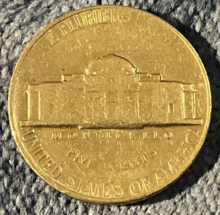 Nickel Jefferson D 1970 2  coin collectible - Main Image 2