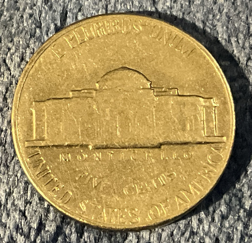 Nickel Jefferson S 1970 3  coin collectible - Main Image 2