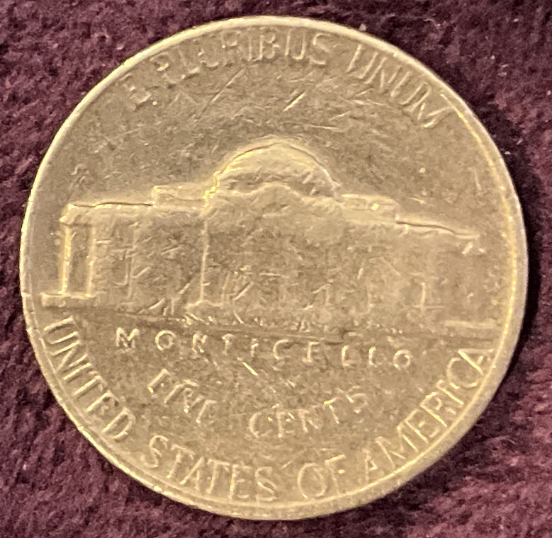 Nickel Jefferson S 1970 3  coin collectible - Main Image 4