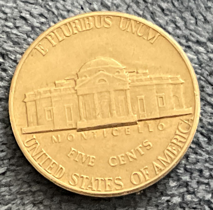 Nickel Jefferson D 1971 1  coin collectible - Main Image 2