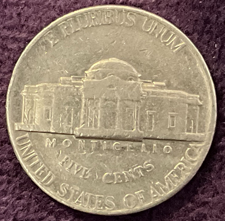 Nickel Jefferson D 1972 1  coin collectible - Main Image 4