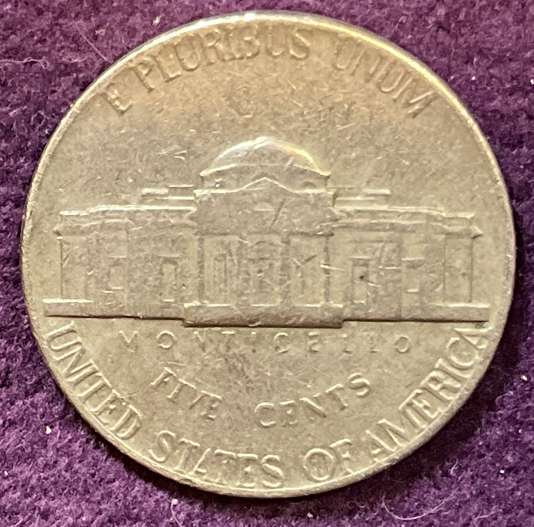 Nickel Jefferson D 1975 1  coin collectible - Main Image 4