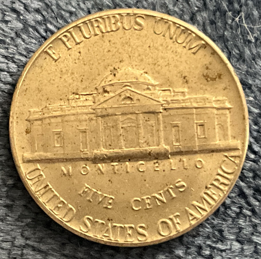 Nickel Jefferson D 1976 3  coin collectible - Main Image 2