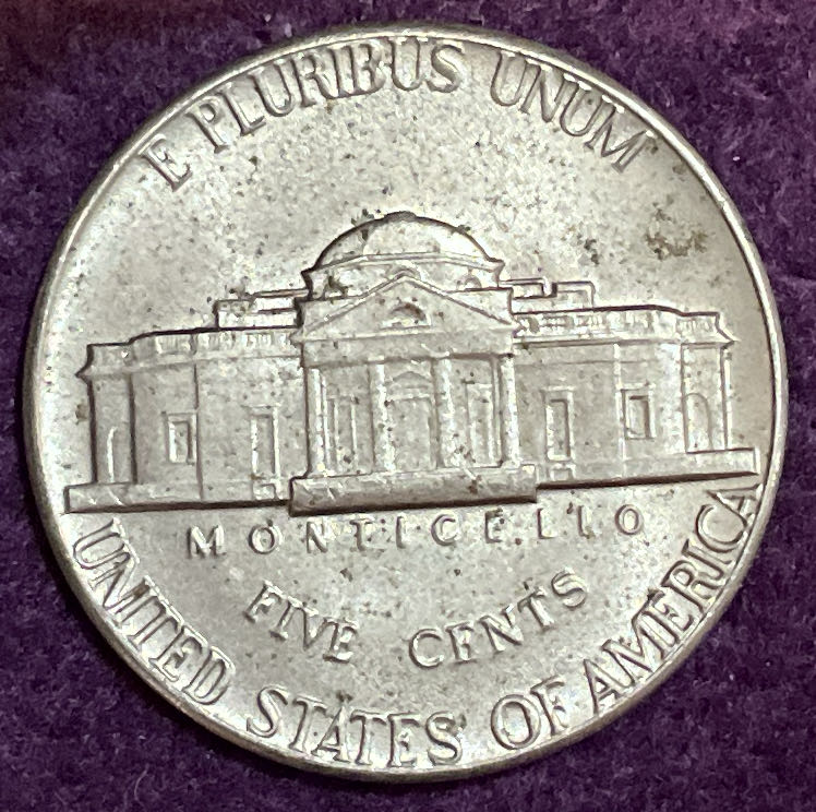 Nickel Jefferson D 1976 3  coin collectible - Main Image 4
