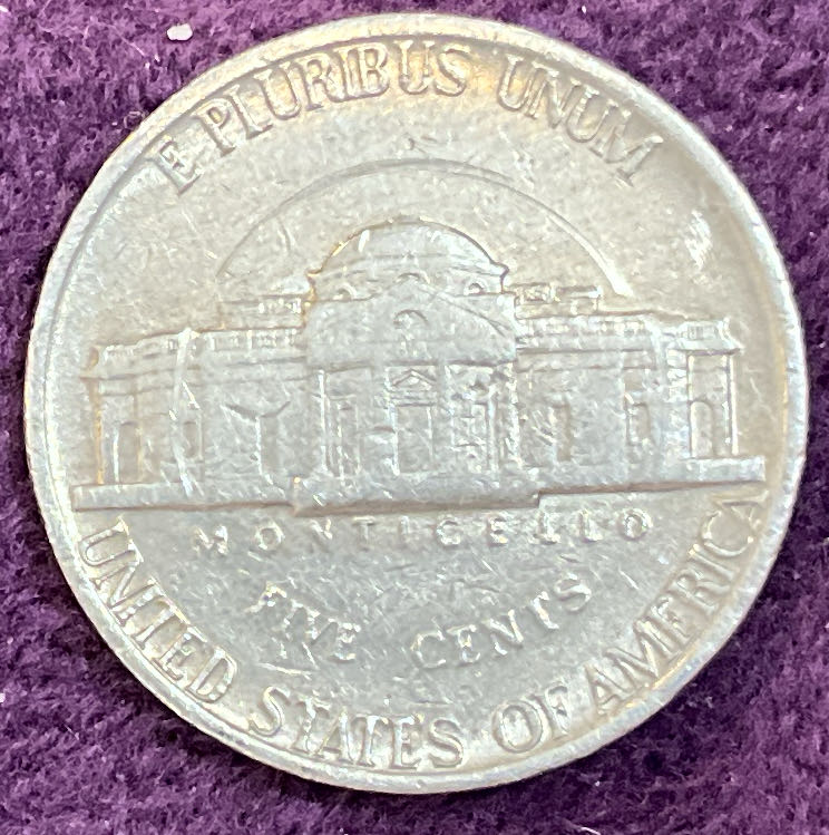 Nickel Jefferson 1977 1  coin collectible - Main Image 4