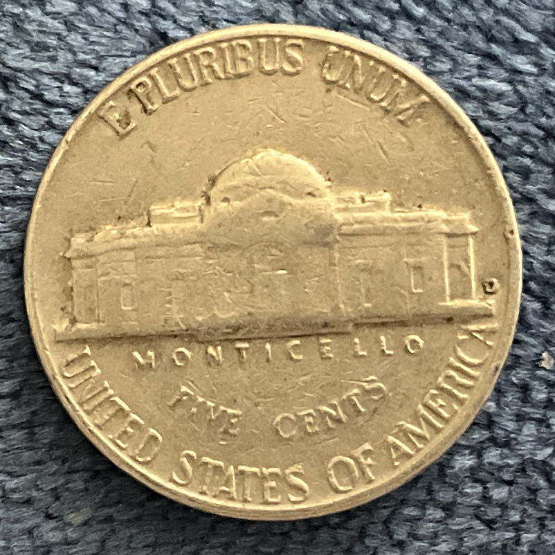 Nickel Jefferson 1963 4  coin collectible - Main Image 2