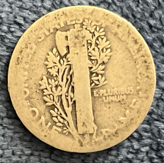 Dime Unknown Mercury  coin collectible - Main Image 2