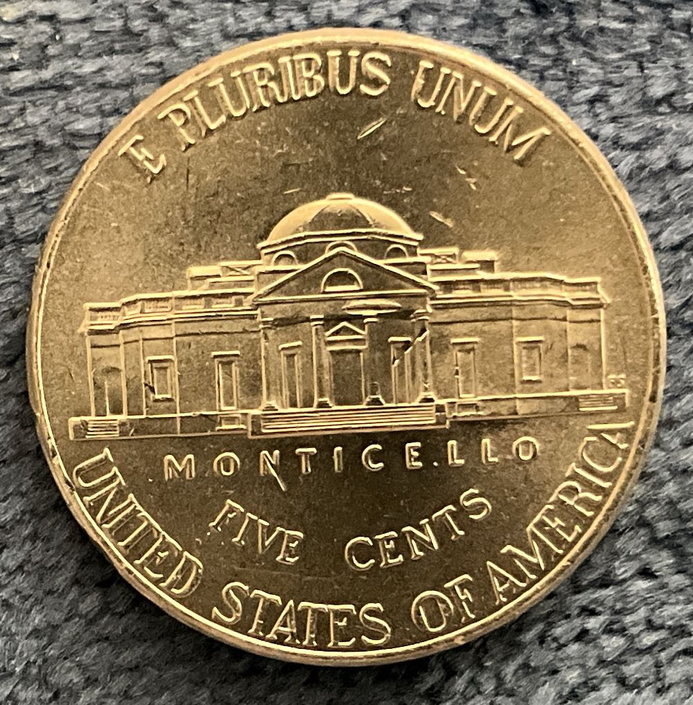 Nickel Jefferson 2020 P 1  coin collectible - Main Image 2