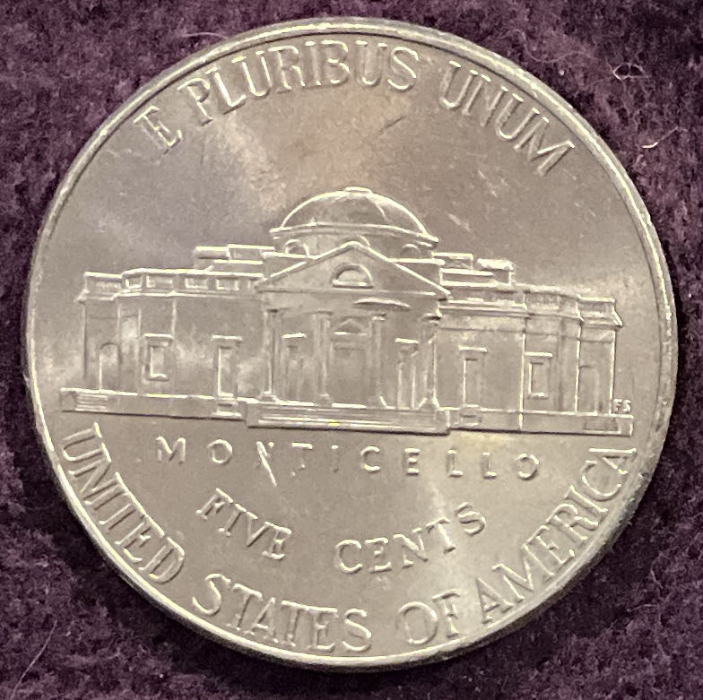 Nickel Jefferson 2020 P 1  coin collectible - Main Image 4