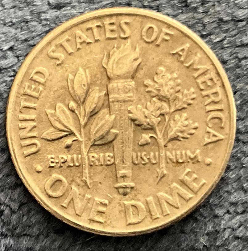 Dime 1990 D Roosevelt  coin collectible - Main Image 2