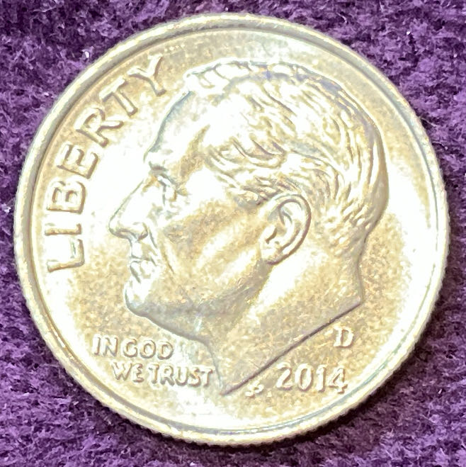 Dime 2014 D Roosevelt 2  coin collectible - Main Image 3