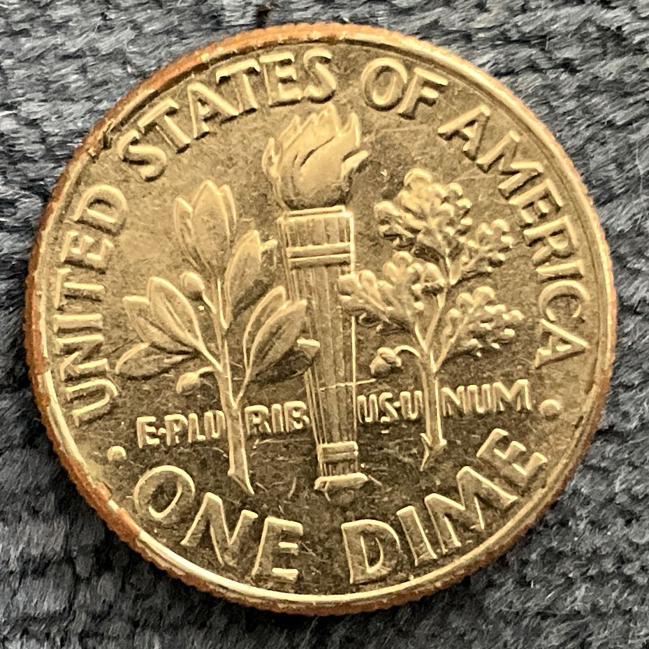 Dime 2022 D Roosevelt 5  coin collectible - Main Image 2