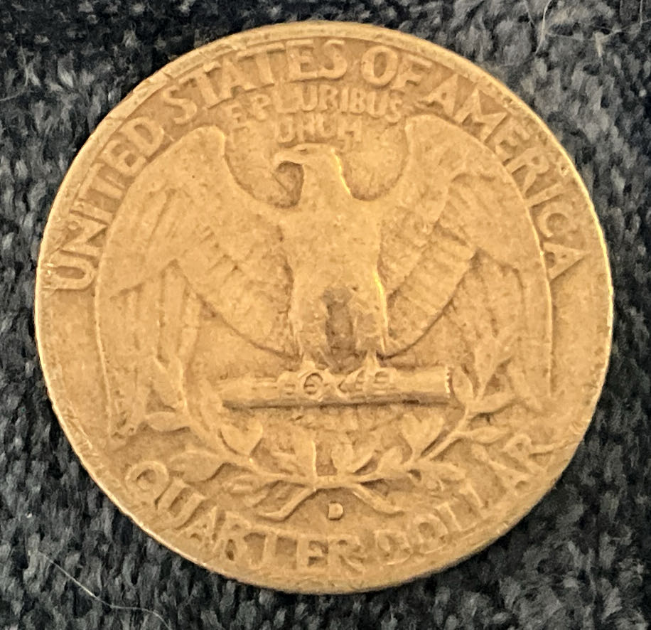 Quarter Washington 1953 D 1  coin collectible - Main Image 2