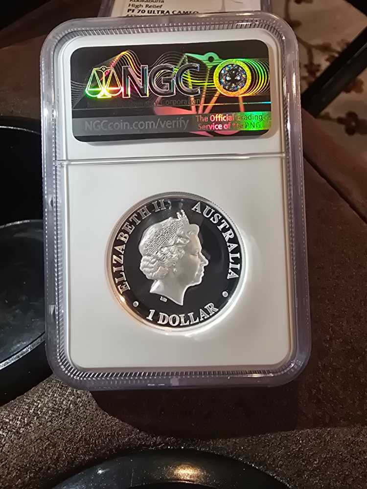2017P Australia $1 Koala High Relief PF70 Ultra Cameo  coin collectible - Main Image 2