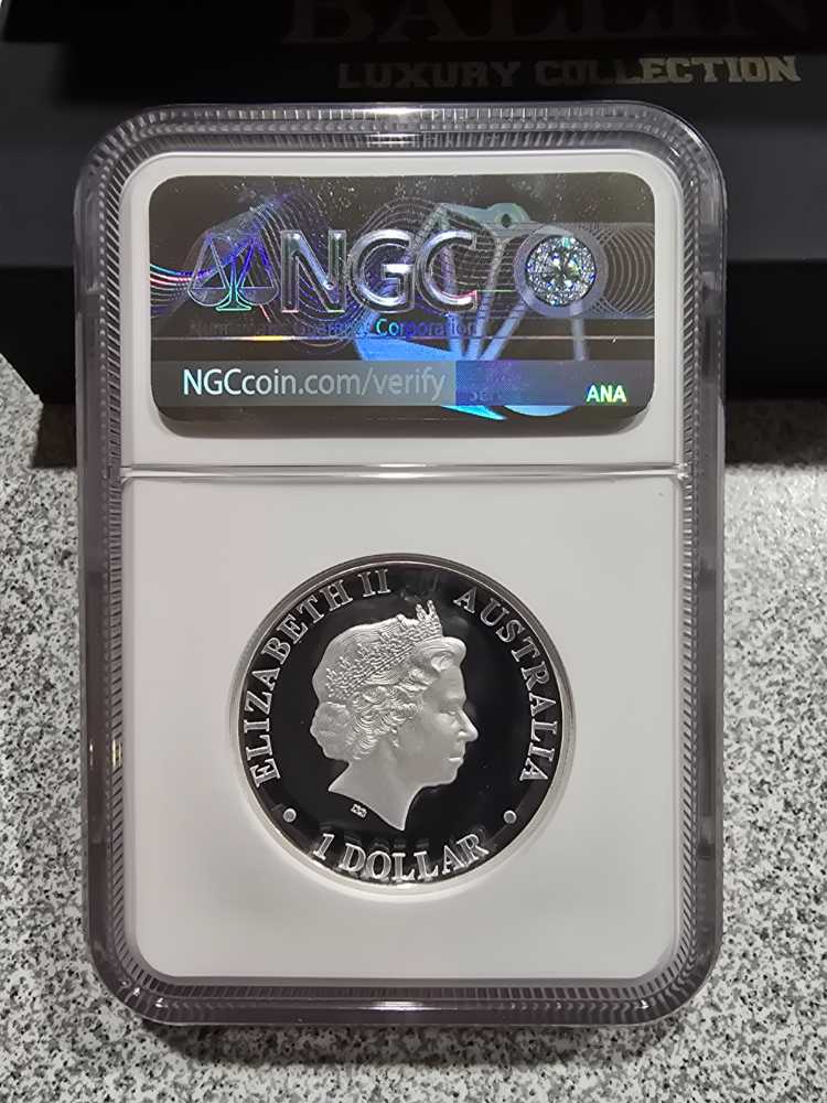 2015P Australia $1 Kangaroo High Relief PF70 Ultra Cameo  coin collectible - Main Image 2