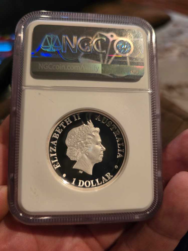 2017P Australia $1 Kookaburra High Relief PF69 Ultra Cameo  coin collectible - Main Image 2