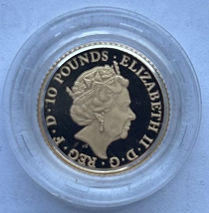 2015 Britannia - Proof 1/10th Gold  coin collectible - Main Image 2