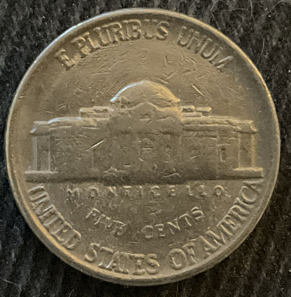 Nickel Jefferson P 1983 1  coin collectible - Main Image 2