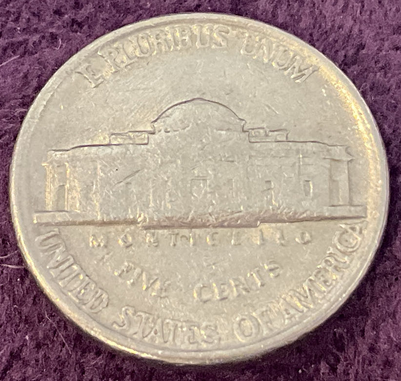 Nickel Jefferson P 1983 1  coin collectible - Main Image 4