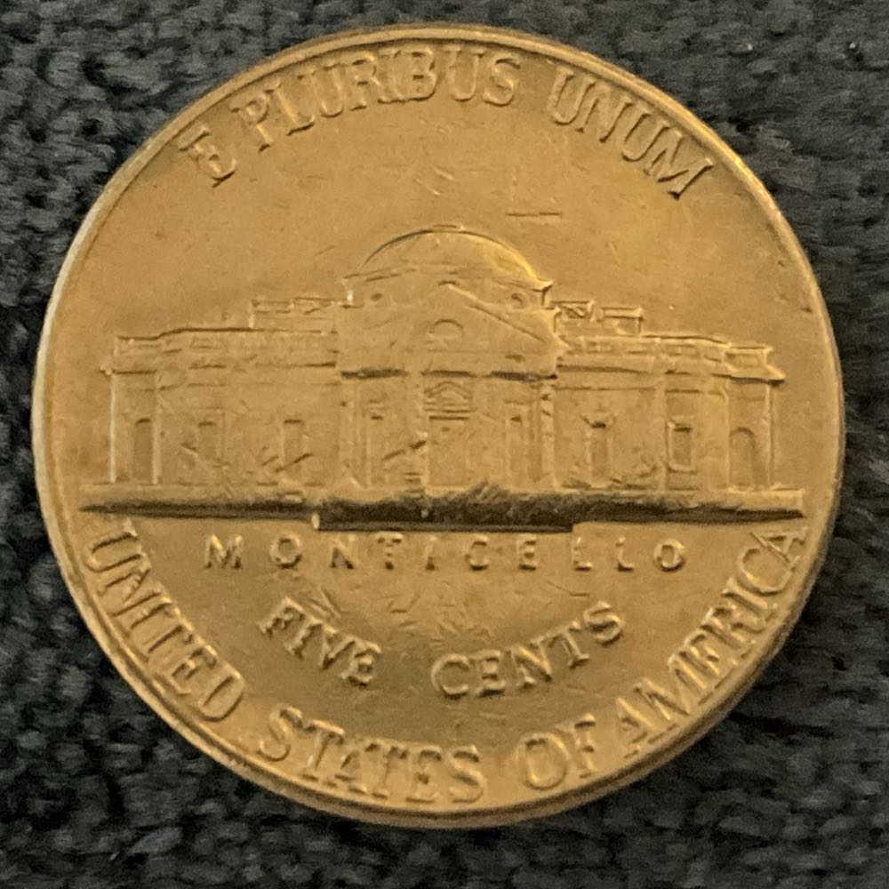 Nickel Jefferson D 1982 1  coin collectible - Main Image 2