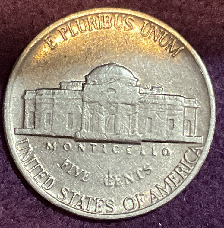 Nickel Jefferson D 1982 2  coin collectible - Main Image 4