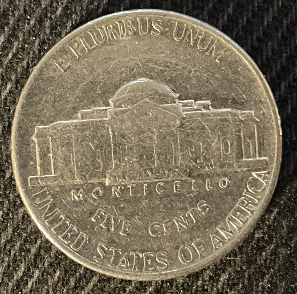 Nickel Jefferson D 1983 3  coin collectible - Main Image 2