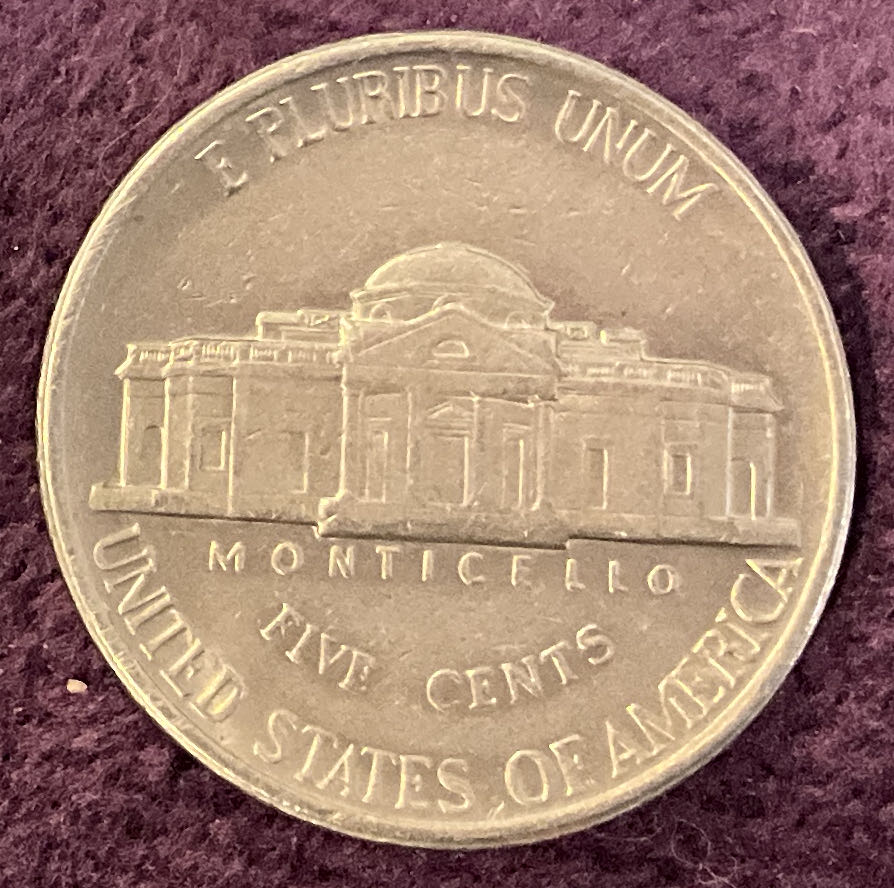 Nickel Jefferson D 1983 3  coin collectible - Main Image 4