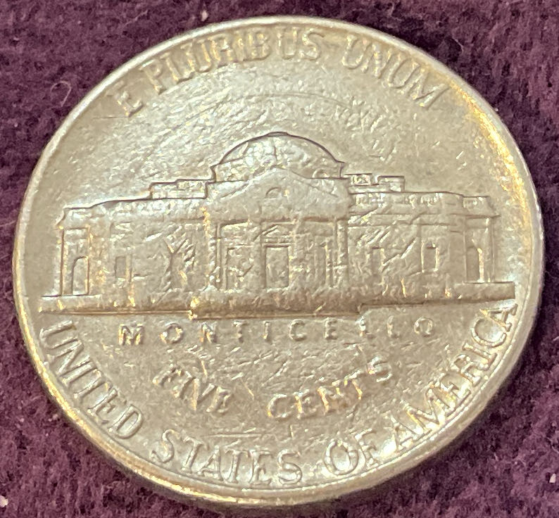 Nickel Jefferson D 1983 5  coin collectible - Main Image 4
