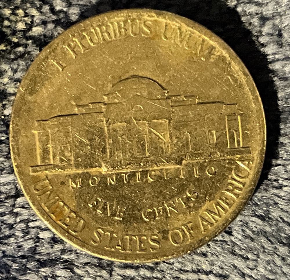 Nickel Jefferson D 1984 1  coin collectible - Main Image 2