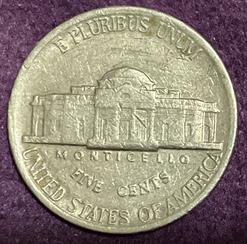 Nickel Jefferson D 1984 1  coin collectible - Main Image 4