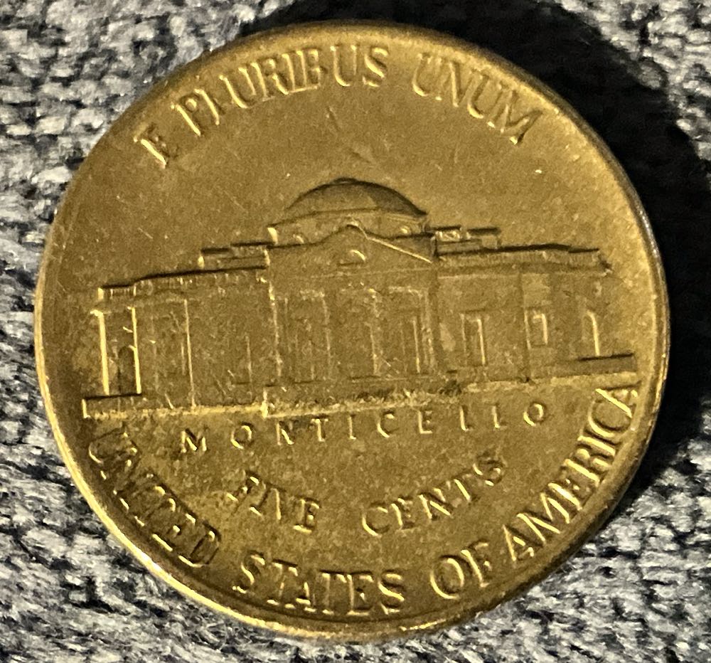 Nickel Jefferson D 1985 1  coin collectible - Main Image 2