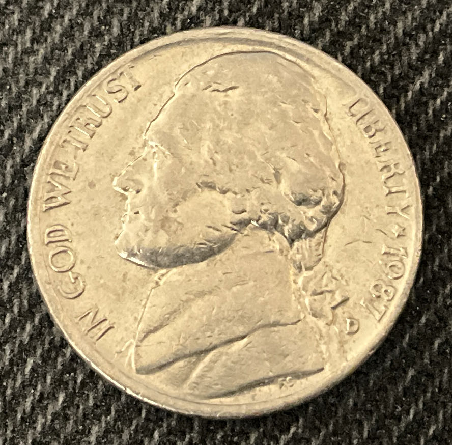 Nickel Jefferson 1963 D 14