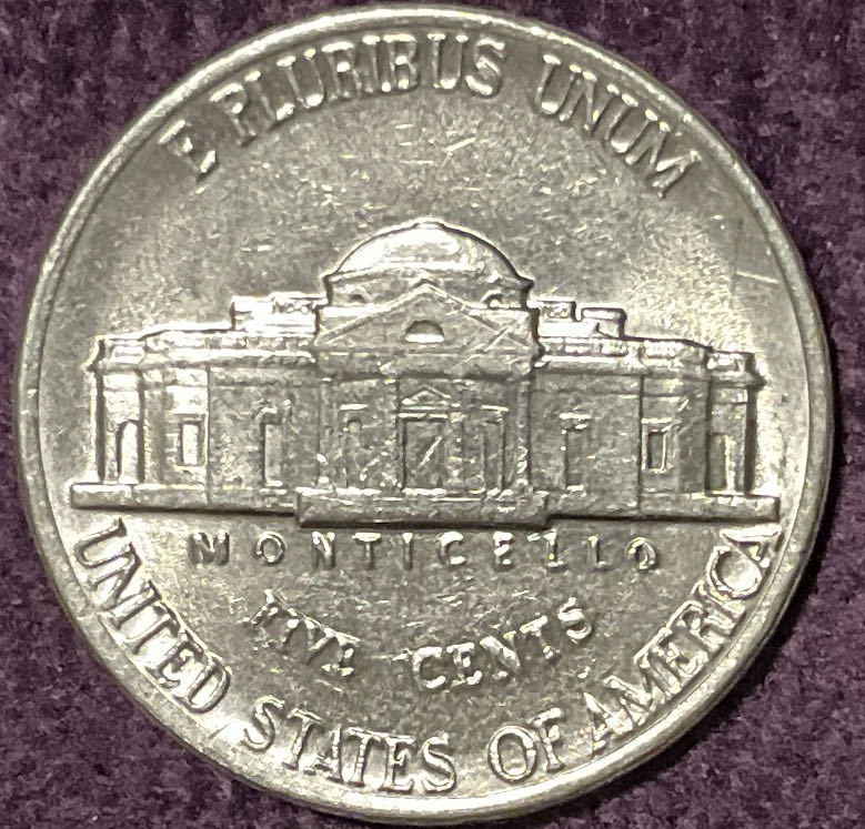 Nickel Jefferson D 1988 2  coin collectible - Main Image 4