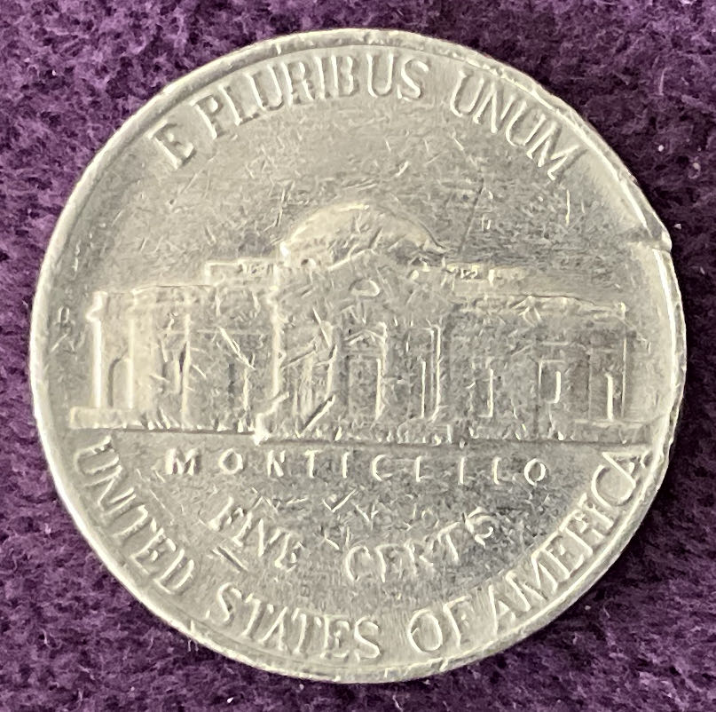 Nickel Jefferson P 1989 1  coin collectible - Main Image 4