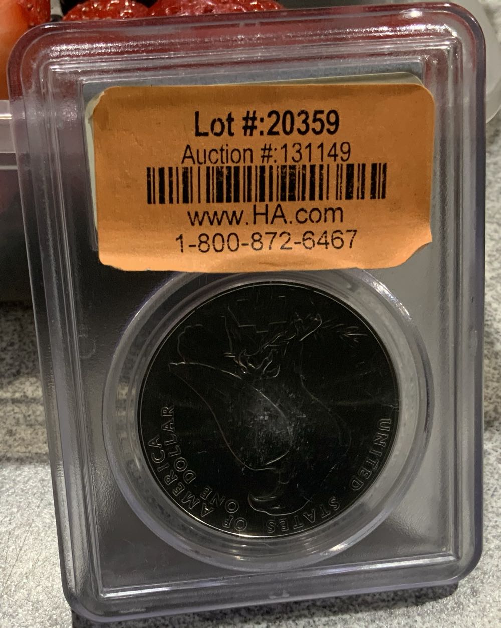 1984 P Olympic $1 PCGS MS69  coin collectible - Main Image 4