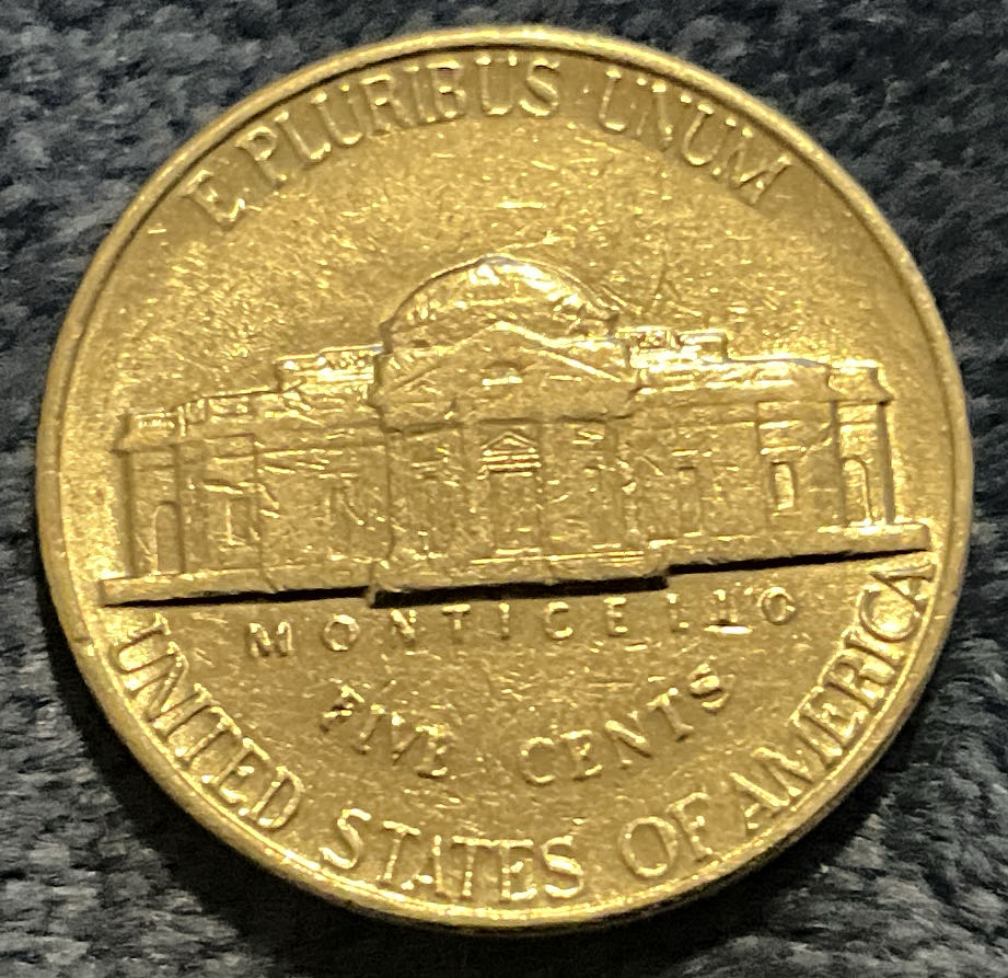 Nickel Jefferson D 1991 1  coin collectible - Main Image 2