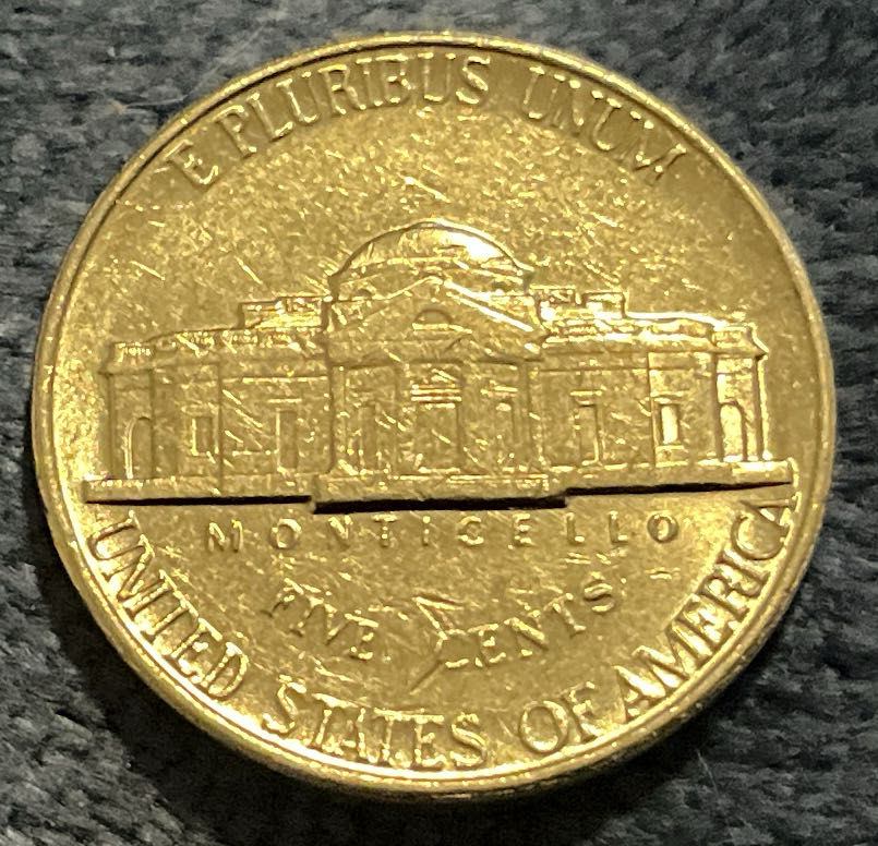 Nickel Jefferson D 1991 2  coin collectible - Main Image 2