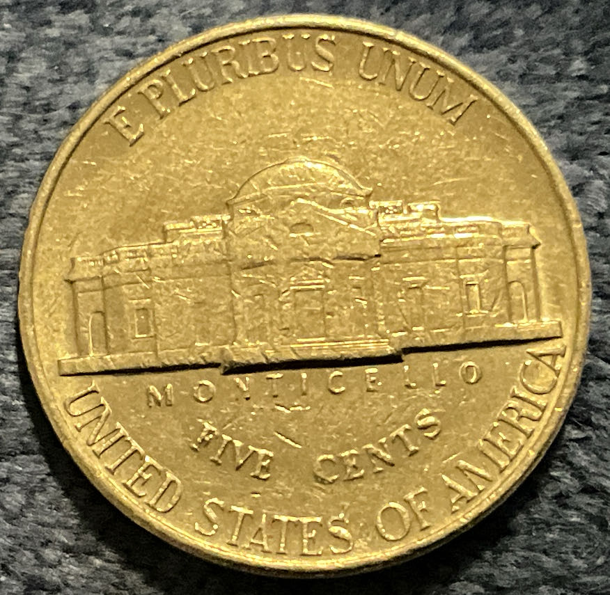 Nickel Jefferson D 1992 1  coin collectible - Main Image 2