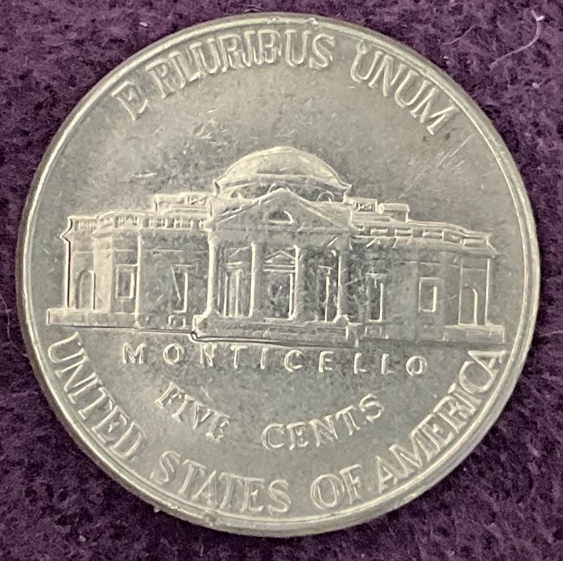 Nickel Jefferson D 1994 1  coin collectible - Main Image 4